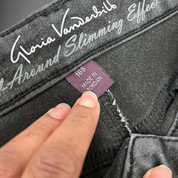 Gloria Vanderbilt Jeans Plus Size 16S All-Around Slimming Effect Bridget Slim - Picture 4 of 6